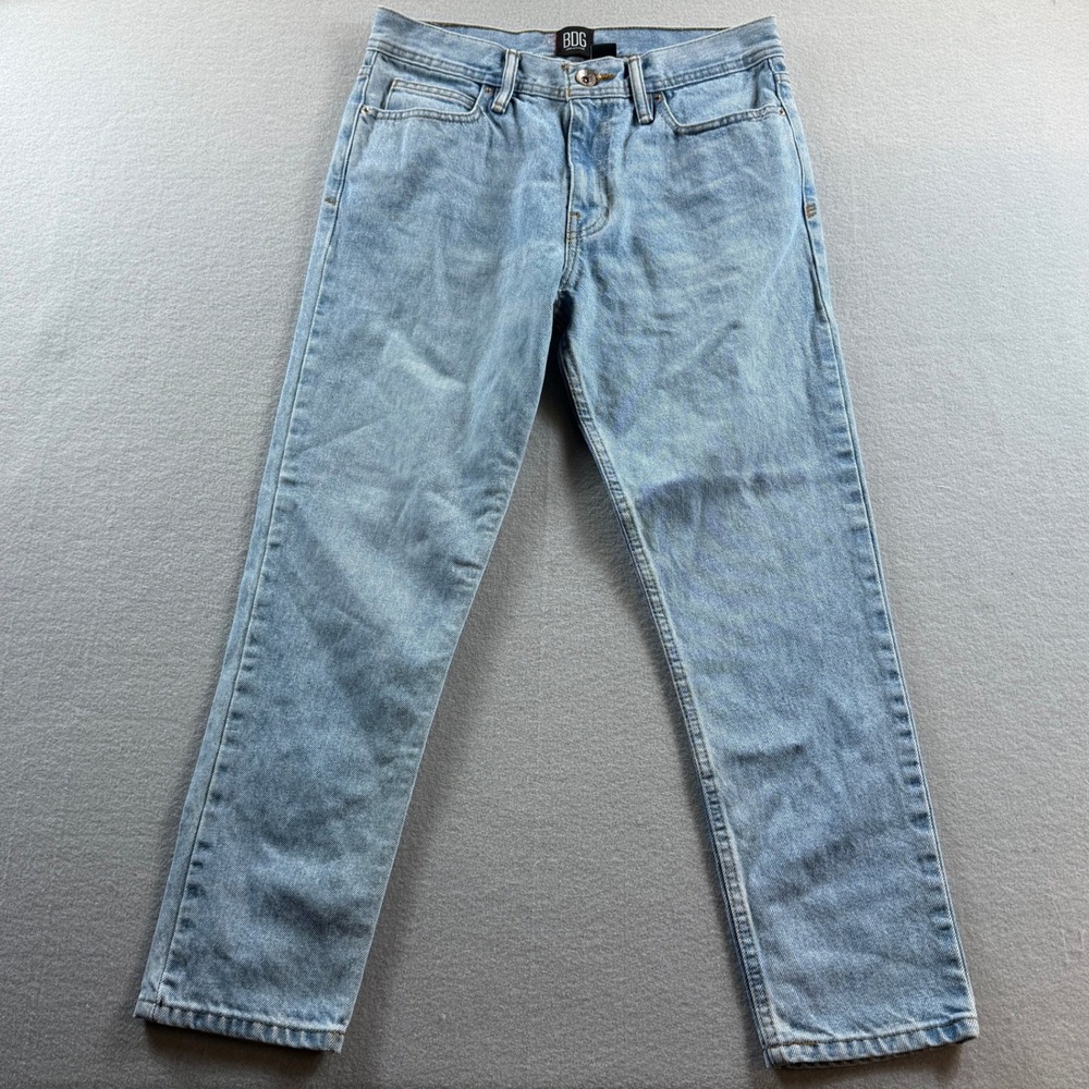 BDG Dad Fit Jeans Mens 29x30 (Fit 30x26) Light Wash Denim Straight Leg